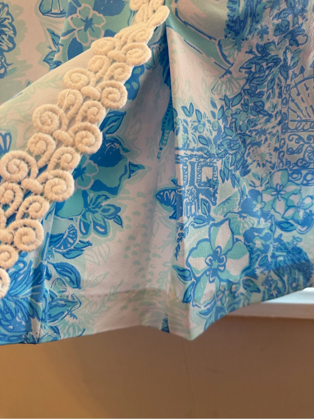 LILLY PULITZER Daphne Skort Luxletic Toile Me About It size SPF 50+ size 8 - Picture 4 of 8